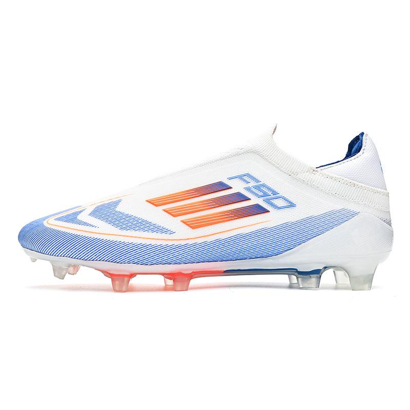 Seamless fly-woven football shoes tf broken nails artificial flat AG nails leather feet for boys and girls students foot training