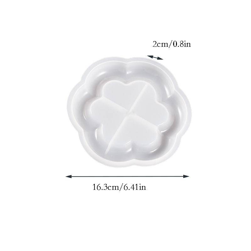 

Поднос для хранения силиконовая форма DIY ювелирная витрина пластина смола гипс цементная форма круглая форма цветок облако сердце форма тарелка домашний декор