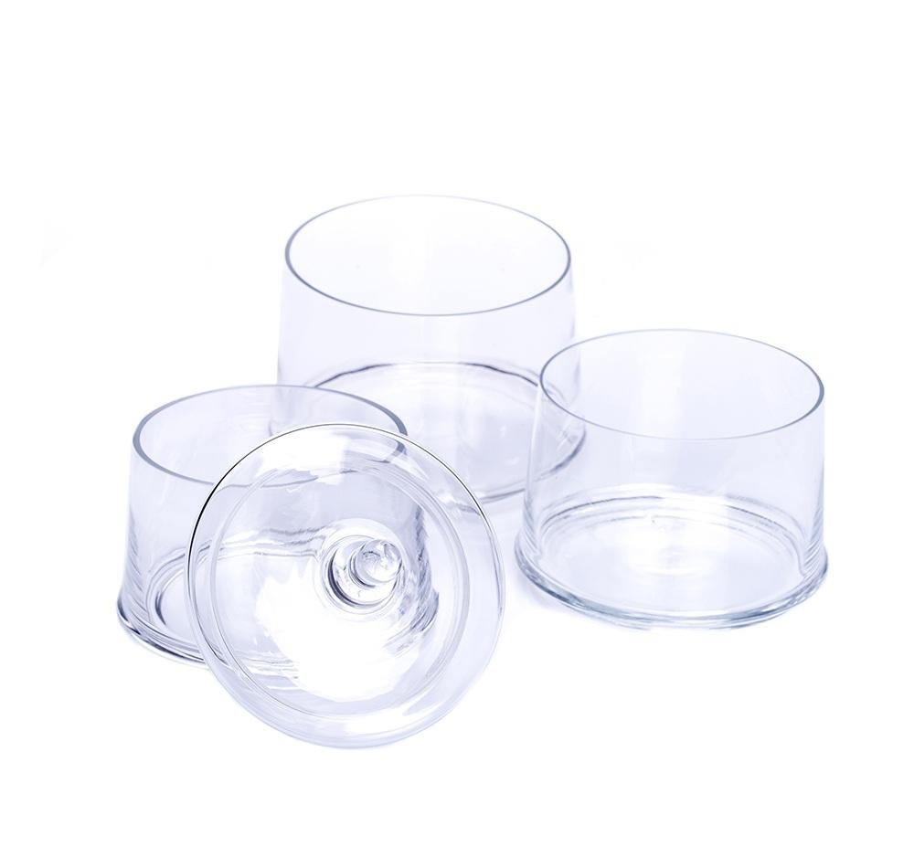 3-Tier Glass Cookie Jar Candy DUKA