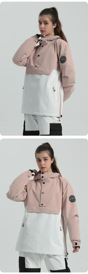 New Winter Ski Jacket with Cotton Padding for Men & Women - Warm, Windproof, Suitable for Single/Double Board Outdoor Sports