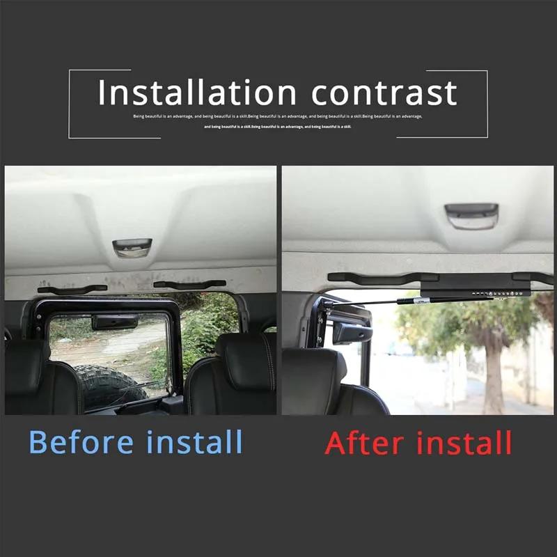 For Land Rover Defender 2004-2019 Car Tailgate Hydraulic Telescopic Rod Trunk Shock Absorber Strut Rod Carbon Steel Accessories