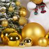 6-30cm Christmas Ornaments: Shiny, Matte & Glitter Balls In Gold, Silver, Red & Green - Plastic Tree Decorations