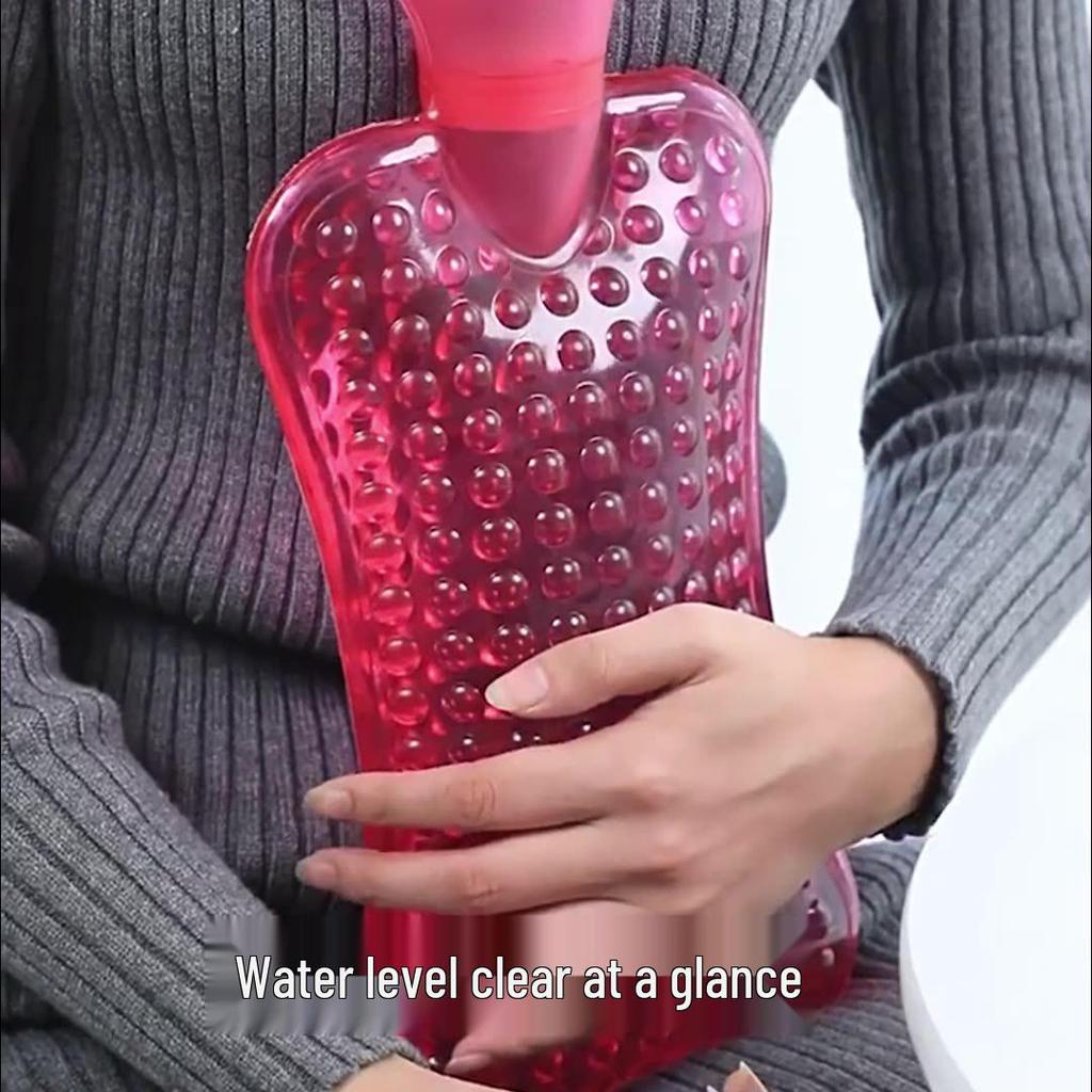 Cervical Spine & Lumbar Hot Water Bottle - Hand Warmer & Compress for Neck and Abdomen