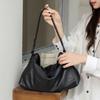 Sac Hobo Cuir de Vachette Doux Couche Supérieure 2026 Décontracté Quotidien Trajet Épaule Unique Cabas Cuir Véritable Porté en Travers Femmes