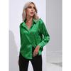 JPNTKY Women's Fashion Casual Long Sleeve POLO Neck Blouses & Shirts