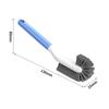 Long-handled household soft-bristled brush without dead corners; double-head multi-functional cleaning brush