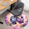 1PC Birds Flowers Fantasy Round Chair Mat Area Rug - Non-Slip, Floor Mat for Office, Bedroom, Home Decor Christmas Gift C0528038