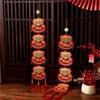 Mini Spring Festival Couplet Decoration for Entrance Door 2026 Spring Festival Wall Decoration Mini Short Couplets Party Decor