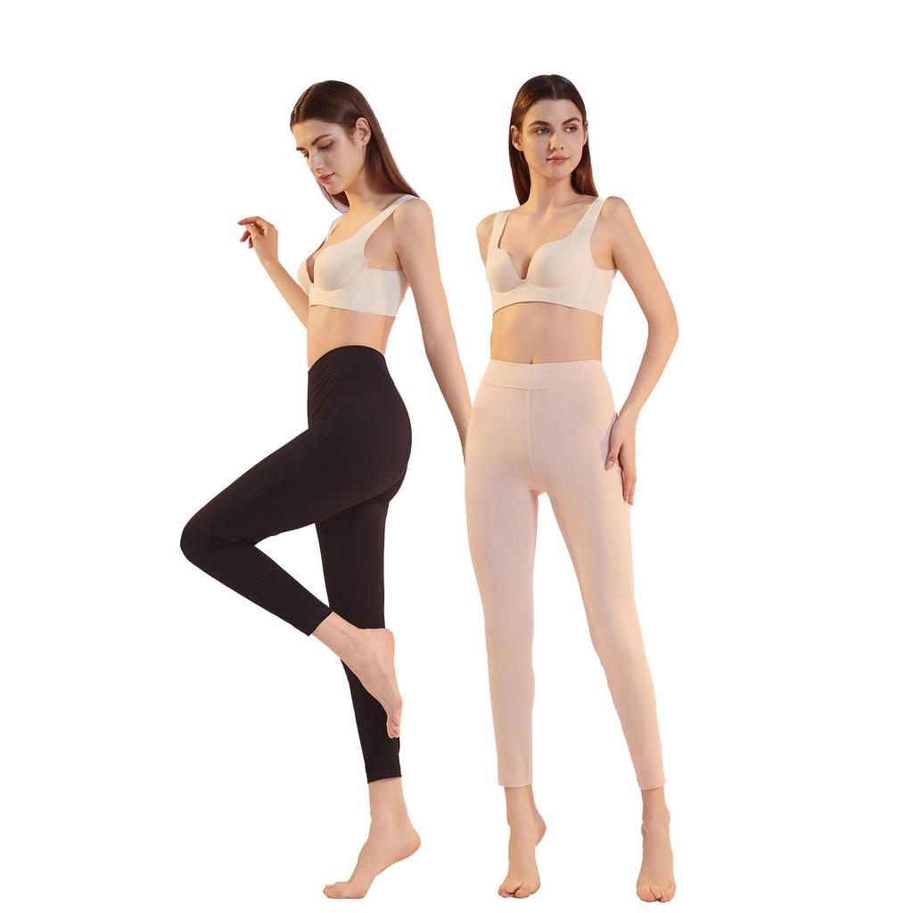 80-Count Lenzing Modal Women's High-Elastic Warm Leggings - Class A Antibacterial Autumn/Winter Underwear