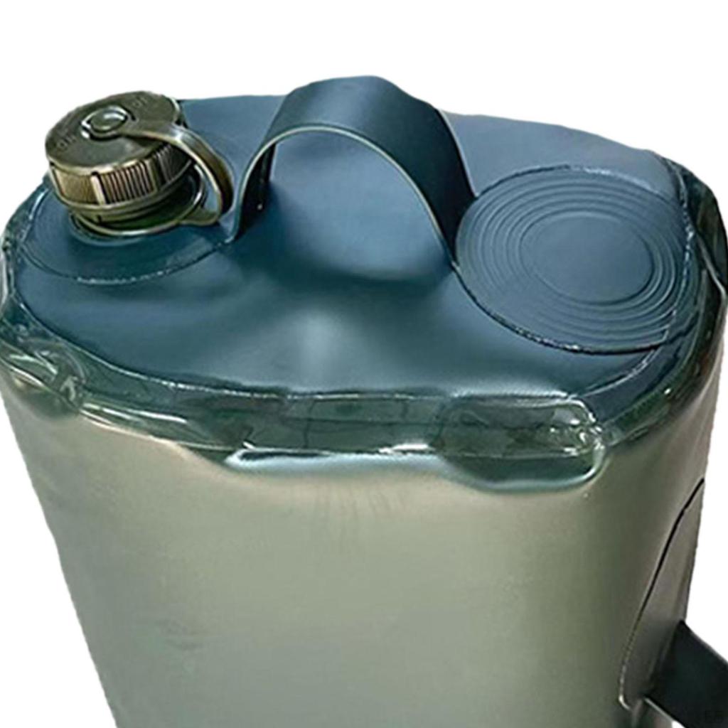 Mjuk Oljepåse Blåsa Kan Bränsletank Vridlock Vikbar Förtjockad TPU med Slang Förvaringsburkar