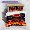 Eye Fire Print Flannel Blanket, Soft Warm Lightweight Throw Blanket for living Room,Sofa Bed Camping office