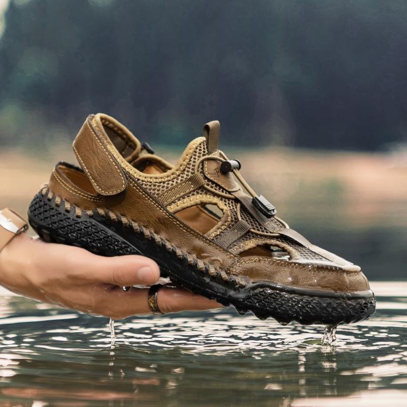 38-46 Summer Men's Casual Closed Toe Sandals Womens Large Size Casual Sandals for Men Mens Hiking Sandals