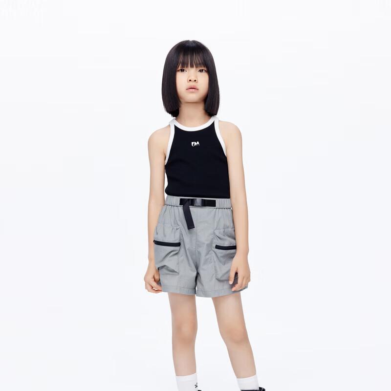 маленькая MO&Co. Летний спортивный топ-майка для девочек 110