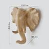 Europe Animal Shaped Hooks Deer Stags Rhino Horse Giraffe Elephant Head Wall Hanger Coat for Hat Hook Rack Holder Decoration
