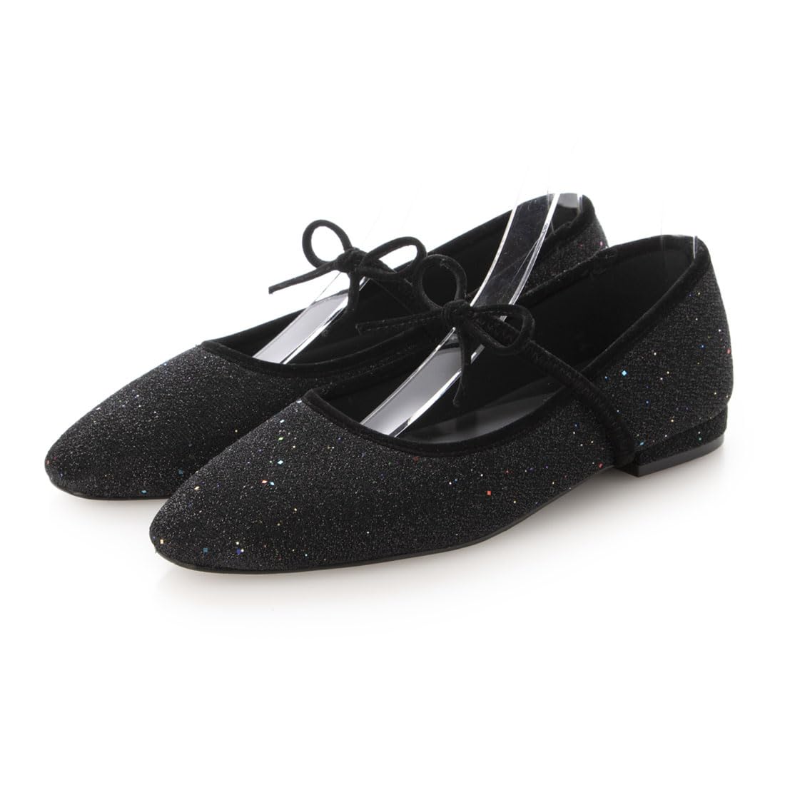 

[Evol] Soft and Cushioned Round Ribbon Flat Pumps