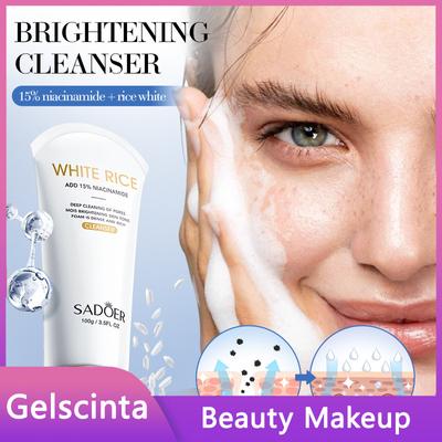 SADOER White Rice Niacinamide Brightening Gentle Cleanser