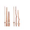 Silent DIY Cross-Border Long Shaft Clock Movement with Walnut Wood Hands - 4 Styles Available