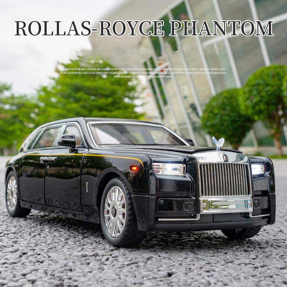 1:18 Rolls Royce Phantom Sternenhimmel Legierung Auto Die-Cast & Spielzeugfahrzeuge Automodell Ton und Licht Auto Spielzeug Für Kinder Geschenke