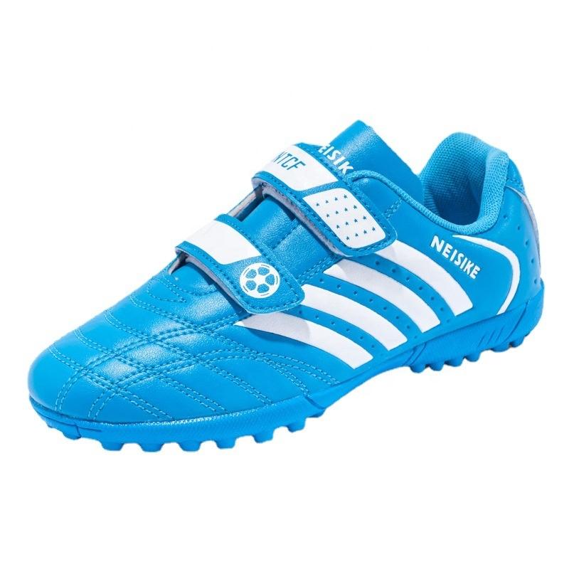 Rasenrasen natürliche Fußballschuhe Kinder rutschfeste Sportschuhe Jungen Fußballschuhe
