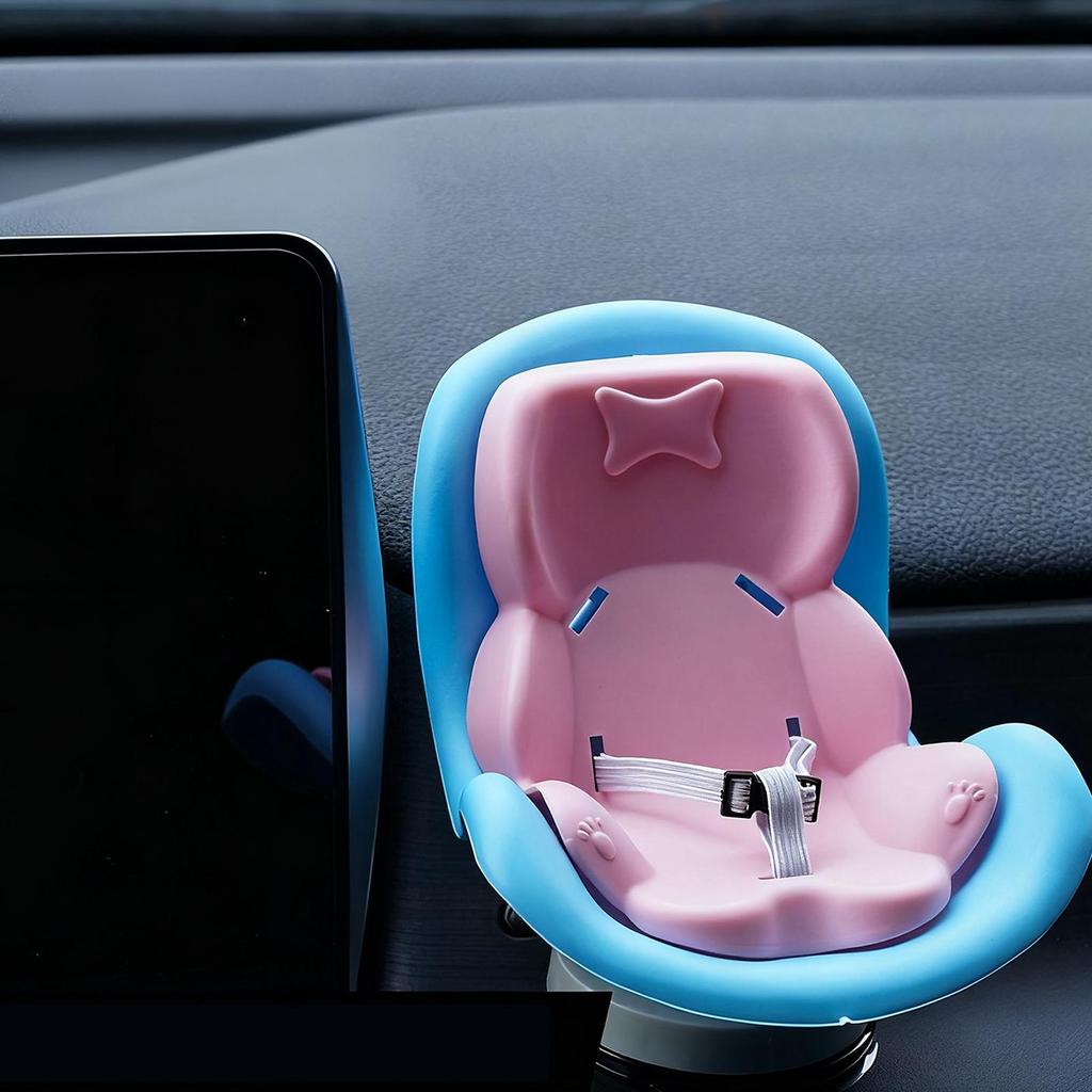 Car Air Vent Decoration 10-20cm Doll Seat Shape Clip Interior Decor for Minivan Sedan Truck Commuting Travel Family Outings