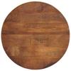 Nesting Coffee Tables Set 2 Pcs Honey Brown Solid Mango Wood and Steel