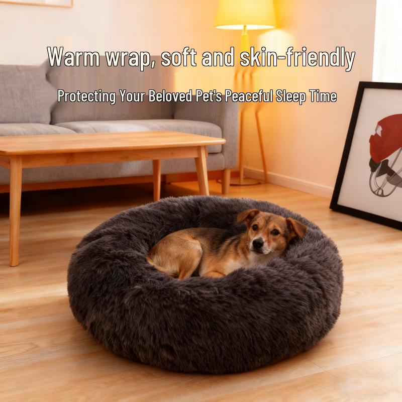 Winter Warm Semi-Closed Pet Nest: Dog Bed, Cat House, Pet Cage, and Mat with Fence