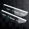 LZIE8 2 Stück Für Skoda Octavia Superb Fabia Rapid Kodiaq Scala Auto Styling Rückspiegel Regenschutz Augenbrauenabdeckung Aufkleber Zubehör