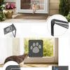 Magnetic Flap Pet Lockable Screen Door Plastic Self-Closing Pet Door  Outdoor Use