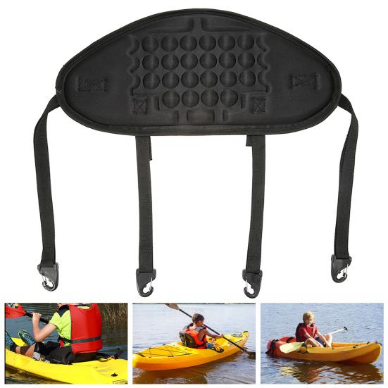 Spătar căptușit EVA pentru caiac Curea reglabilă ergonomică Densitate înaltă Universal pentru canoe, caiac, rafting Pernă de suport pentru spate barcă