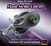 Portable Electromagnetic Flash Strike Cube Carbon Body Aluminum Gear Stainless Steel Ball Bearings Baitcasting Fishing Reel Casting Reel Lure Reel