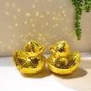 1PC Disco Ornament Yellow Duck Disco Ball Mirror Glass Decoration Desk Decoration Home Accessories