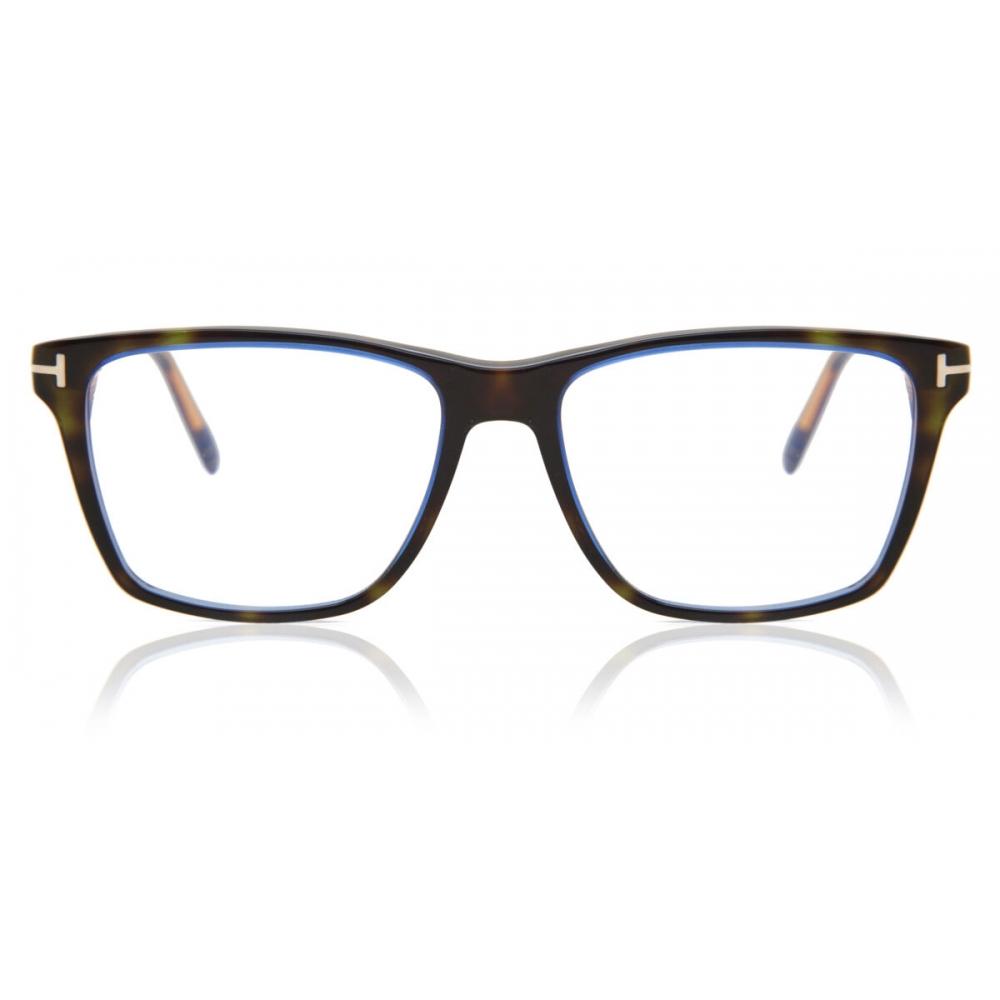 

Tom Ford Ft5817 B Blue Light Block 055 Men Eyeglasses Tortoise/56
