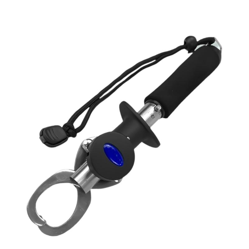 

Fishes Lip Gripper with Scale Fish Grabber Clip Controller Clamps Fish Control Tackle Tool Fishing Accessories Easy to Use 1