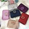 Square Rainbow Handset Diamond Clutch Bag