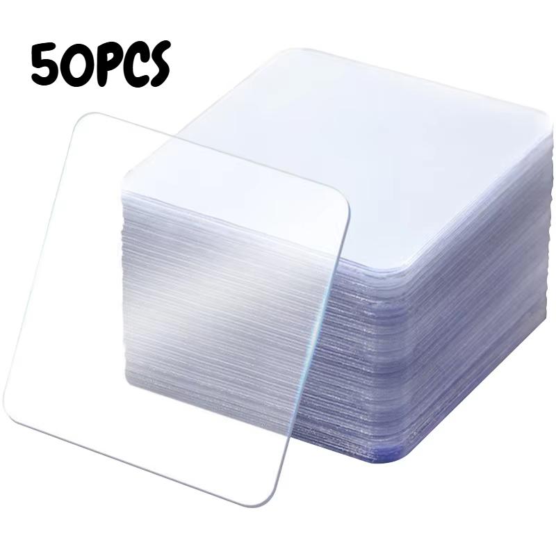 Super Strong Double Sided Adhesive Tape Waterproof Transparent Wall Stickers Patch 6x6cm Home Seamless