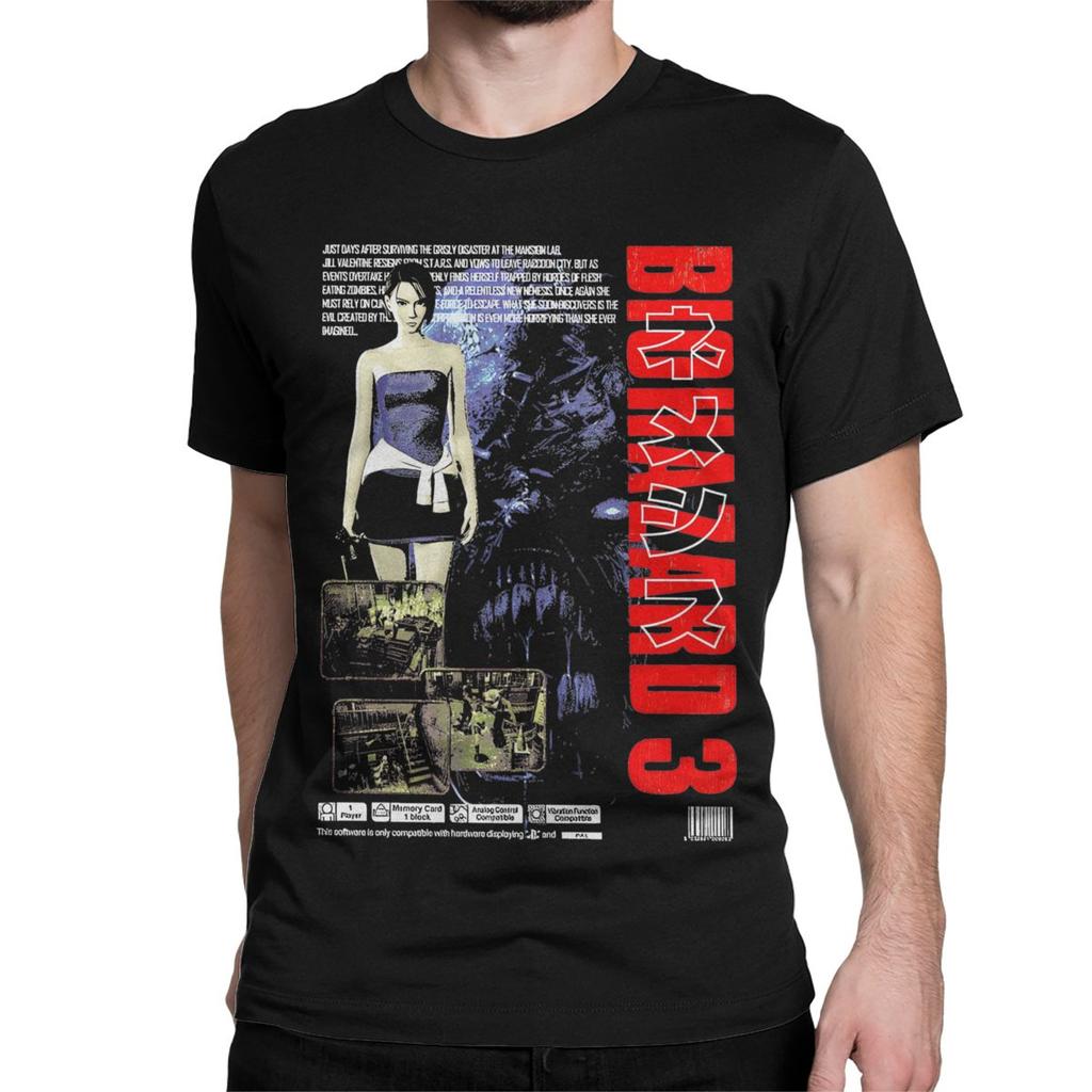 Resident New Eviled 4 T Shirt for Men Women Pure Cotton Vintage T-Shirts Round Collar Game Tees Short Sleeve Tops Plus Size