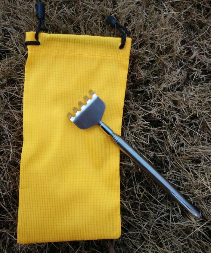 Stainless Steel Telescopic Back Scratcher Itch Relief Massager Tool 18-53cm Long