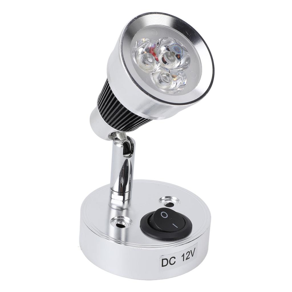 Indoor LED Spotlights 5500K White Light High Transparency Optical Lenses Reading Light for Bedroom