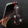 High Luxury Rhinestone Phone Straps Bow Pendant Rhinestone Phone Rope  Girls New Year Gift