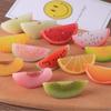 Realistic Resin Fruit Slice Magnets: Watermelon & Orange Miniatures