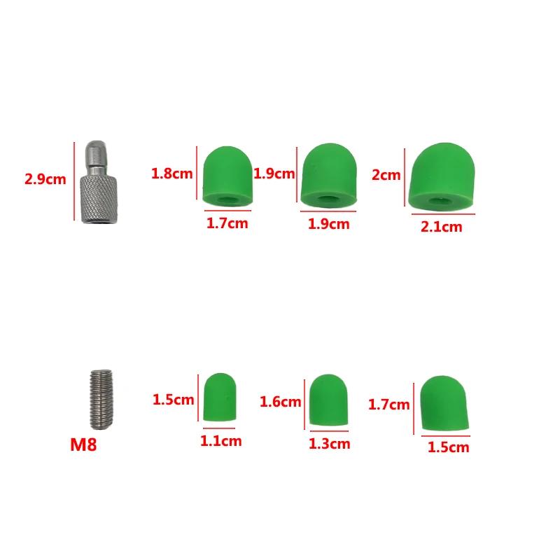Rubber Tips Paintless Dent Repair Tools For Hammer Knockdown Rod Hail Ding