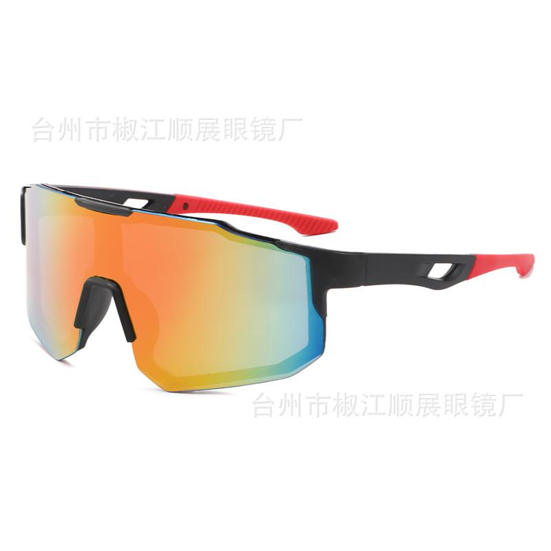 Outdoor Sports Cycling Windproof Sun Protection Sunglasses for Men and Women, European and American Style Colorful Sunglasses