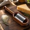 Handheld Cheese Grater with Wooden Frame Compact Kitchen Tool Long-Lasting