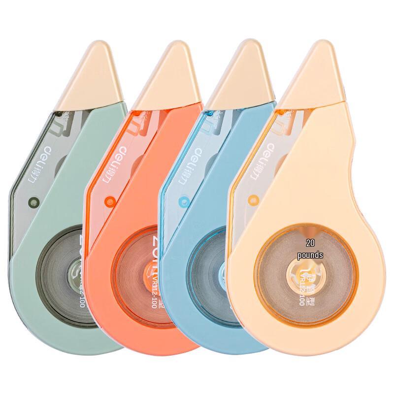 Deli VR112-100 100m Correction Tape (10-Pack)