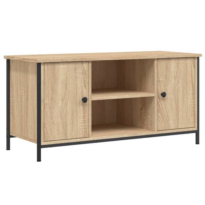VidaXL Meuble TV Chêne sonoma 100x40x50 cm Bois d'ingénierie 832764