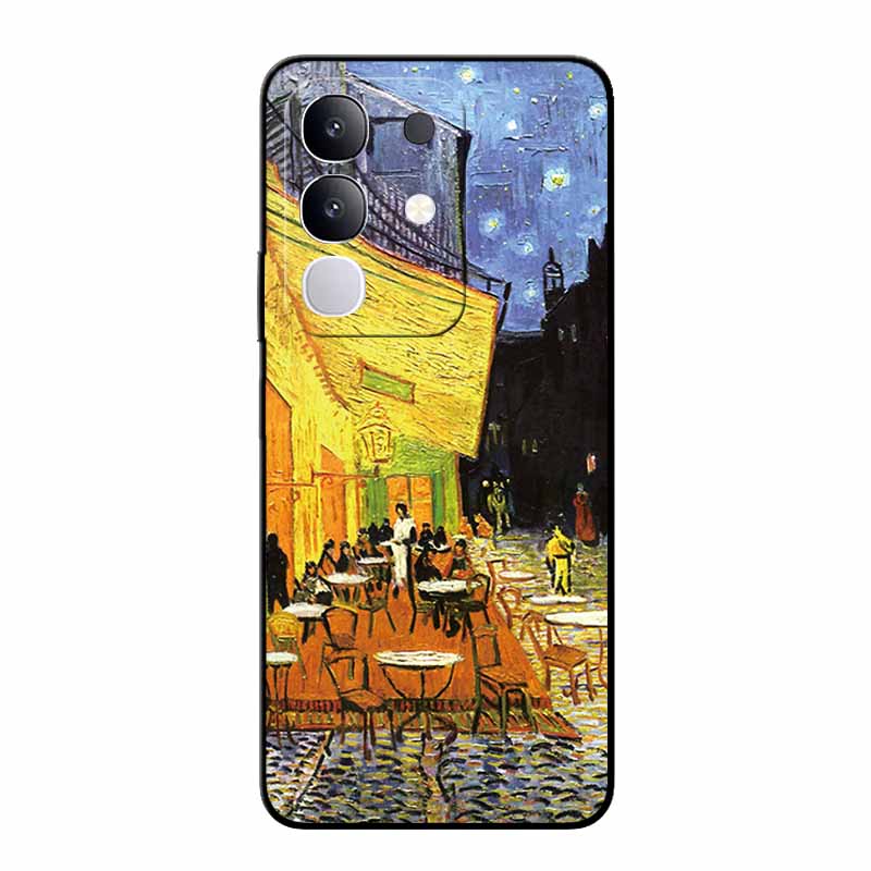 3D Emboss Case For Vivo Y300T V2445EA Relief Emboss Soft Silicone Covers For VIVO Y300t 2025 TPU Relief Emboss Funda Flower Capa