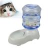 3.8L Automatic Dog Cat Feeding Bowls Pet Food Bowl Dog Water Dispenser Pet Waterer Feeder Bowl Large Capacity Cat Water Fountain