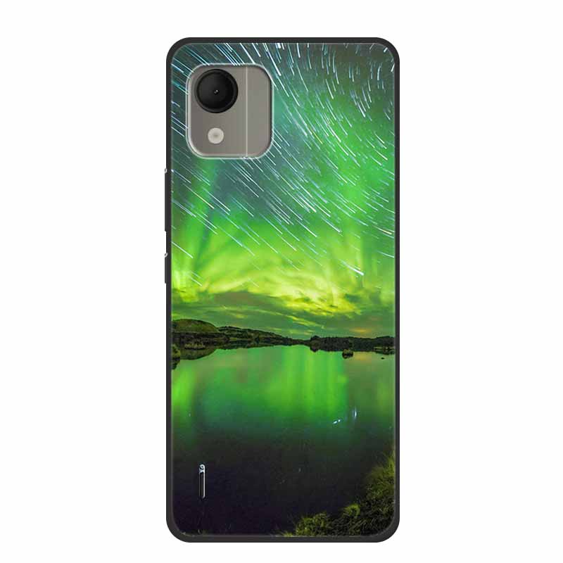 For Nokia C110 4G Case Luxury Silicone Back Cover for NokiaC110 Phone Coque C110 2023 Protector Shockproof Colorful Capas Bumper