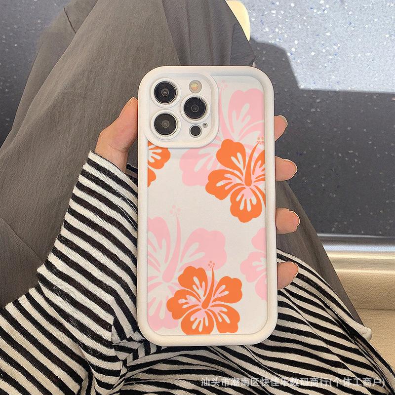 Applicable to iPhone13/14 Apple 15ProMax niche flowers and plants 11/12 anti-drop 16plus all-inclusive mobile phone case