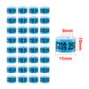 PHA 2025 + Flag Pigeon Foot Ring ID 8mm Quality Durable Bird Foot Ring Racing Pigeon Outdoor Training Bird Accessories 12 Pcs